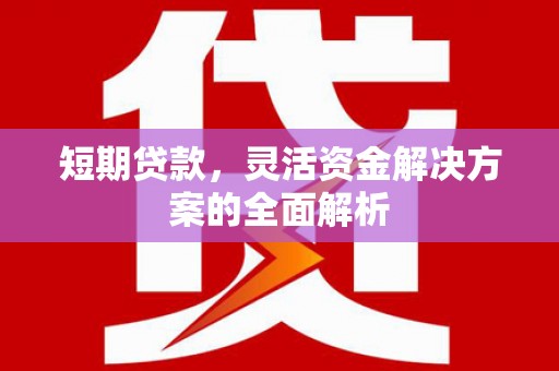 深泽短期贷款，灵活资金解决方案的全面解析