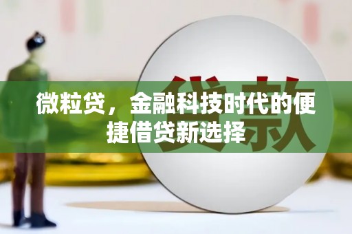 深泽微粒贷，金融科技时代的便捷借贷新选择