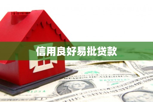 深泽信用良好易批贷款